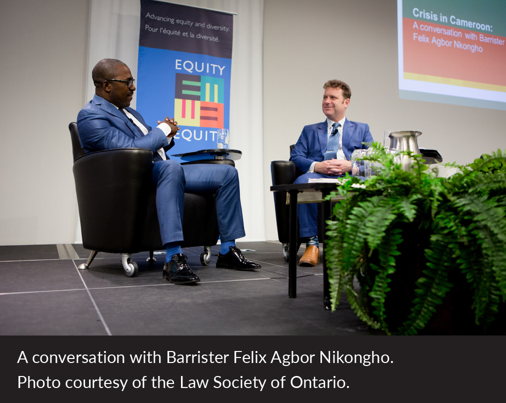 A conversation with Barrister Felix Agbor Nikongho