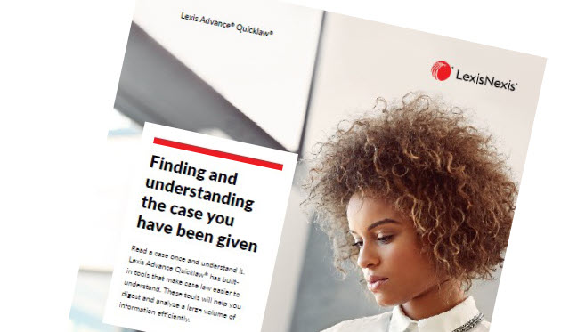 Finding and Understanding the Case You Have Been Given Finding and Understanding the Case You Have Been Given