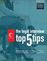 Top 5 Legal Interview Tips Top 5 Legal Interview Tips