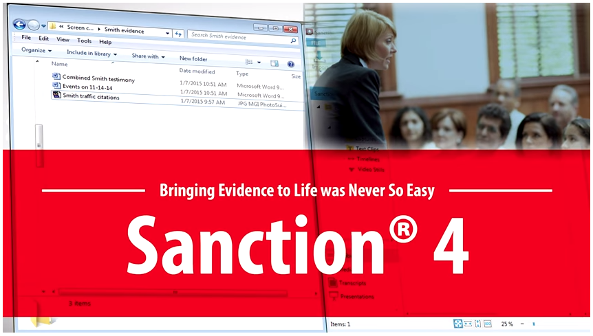 Sanction 4 Litigation Presentation Software