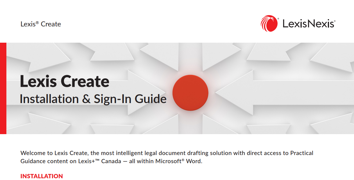 Installation &amp; Sign-In Guide