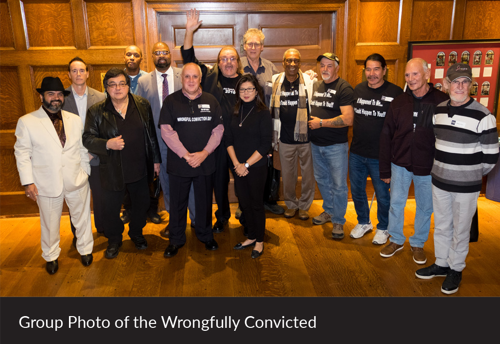 Group Photo of the Wrongfully Convicted