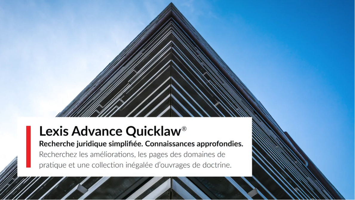 Lexis Advance Quicklaw