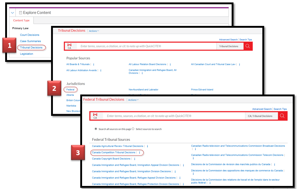 Tribunals by Tribunal Name – Now Available Via Explore Content