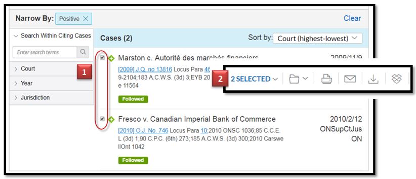 New QuickCITE List View Option Provides Expanded Filtering Capabilities