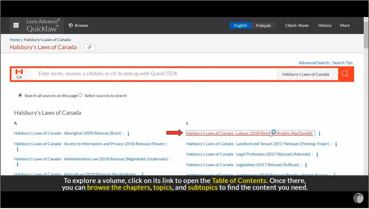Halsbury's Laws of Canada