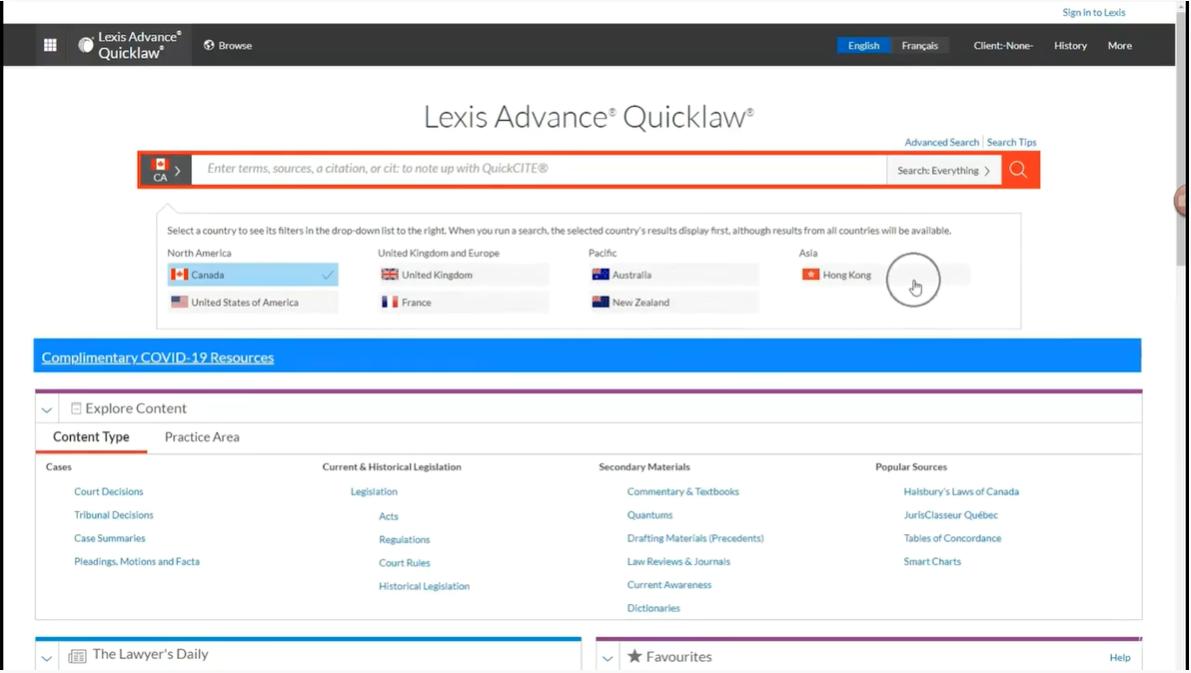 Searching International Content