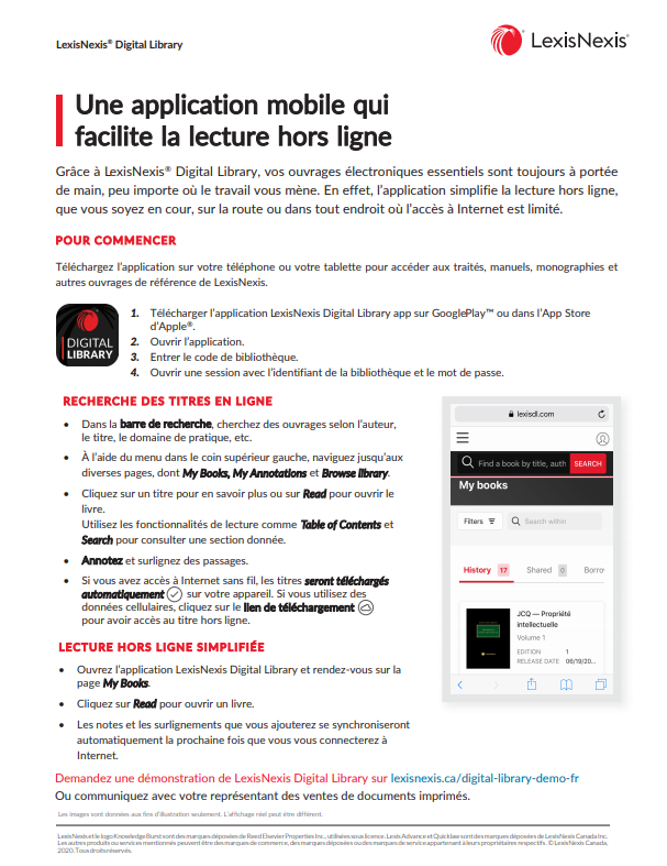 Une application mobile qui facilite la lecture hors ligne Une application mobile qui facilite la lecture hors ligne